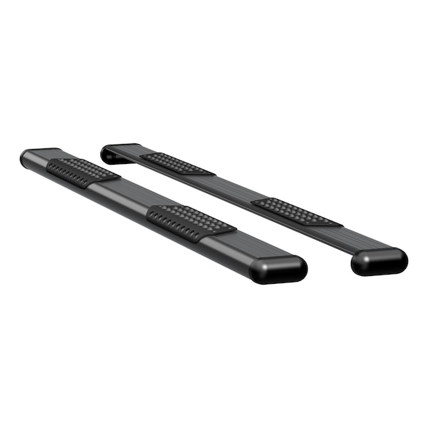O-MEGA/O-MEGA II RUNNING BOARDS BLACK TEXTURED POWDER COAT(BRKTS SOLD